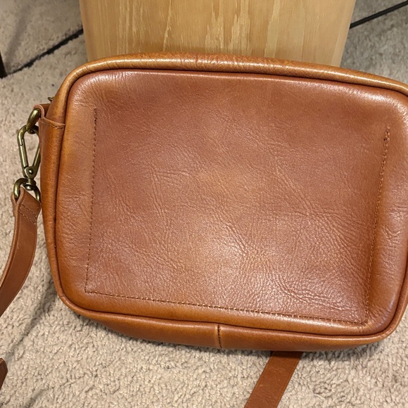 Madewell Tan Brown Leather Crossbody Bag - Picture 3 of 5